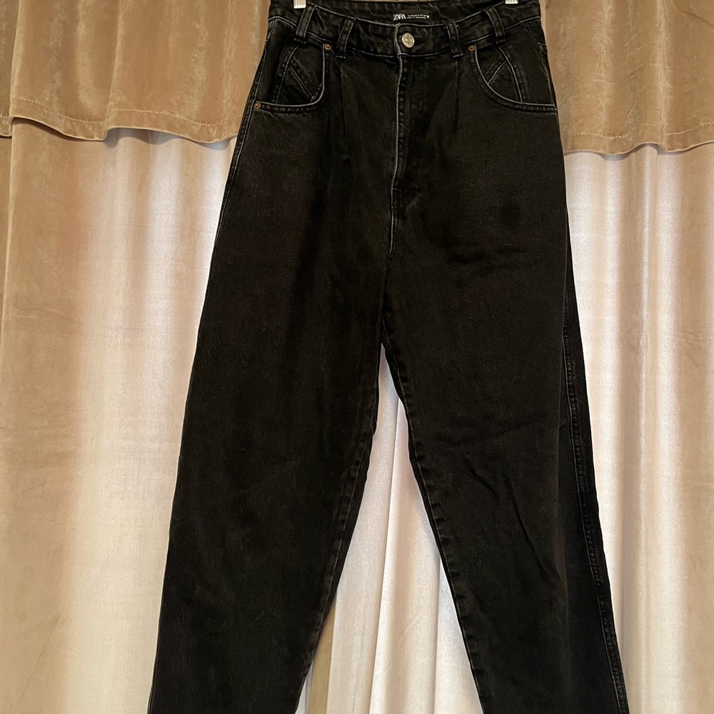 Zara Charcoal Denim Pants